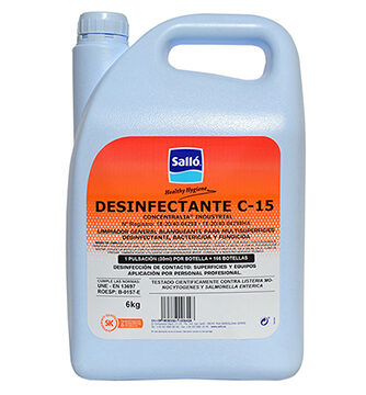 desinfectante c15, concentrado 6 kg